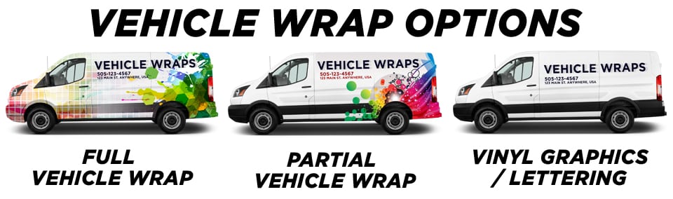 Grand Prairie Vehicle Wraps vehicle wrap options